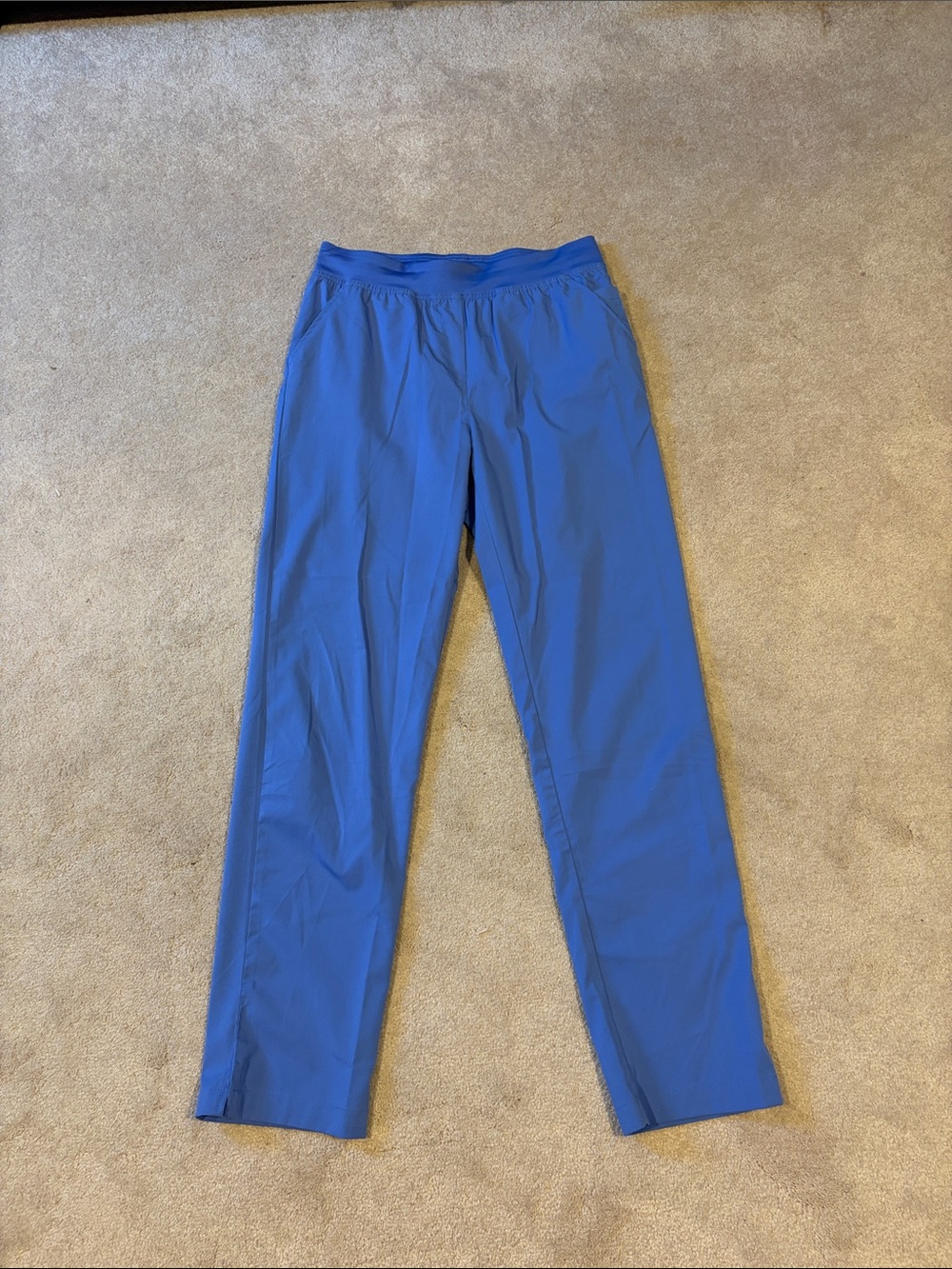 Light blue Adar Pro straight leg scrub bottoms